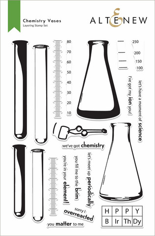 Altenew Chemistry Vases -leimasinsetti