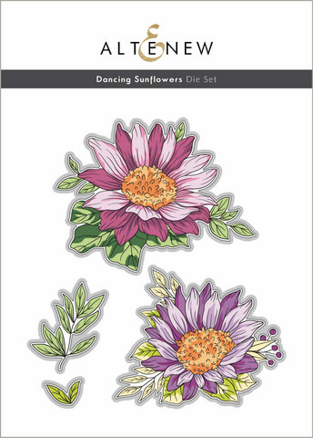 Altenew Dancing Sunflowers -stanssi