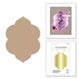 Spellbinders Glimmer Hot Foil -kuviolevy Glimmer Essential Solid Floral Reflection