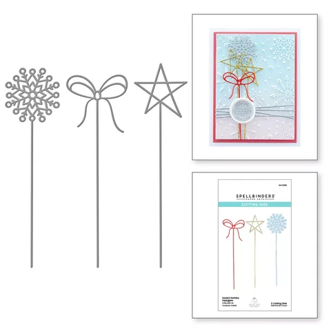 Spellbinders stanssi Sealed Holiday Squiggles