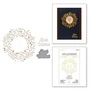 Spellbinders Glimmer Hot Foil -kuviolevy ja stanssisetti Sealed Berry Wreath