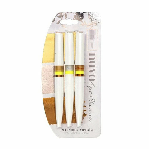 Nuvo Aqua Shimmer -sivellinkynät Precious Metals