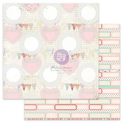 Prima Love Notes -skräppipaperi Sweet Laces