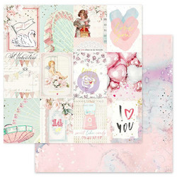 Prima Love Notes -skräppipaperi Pinky Promise