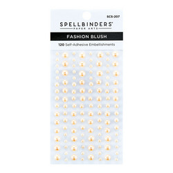 Spellbinders Color Essentials Pearl Dots -tarrahelmet, sävy Fashion Blush