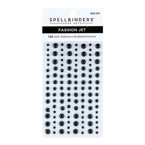 Spellbinders Color Essentials Pearl Dots -tarrahelmet, sävy Fashion Jet