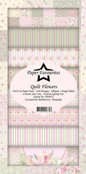 Paper Favourites Quilt Flowers -paperipakkaus, Slim Line