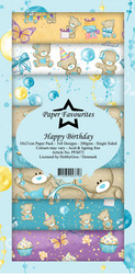 Paper Favourites Happy Birthday -paperipakkaus, Slim Line
