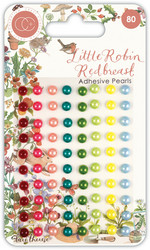 Craft Consortium Adhesive Pearls -tarrahelmet Little Robin Redbreast