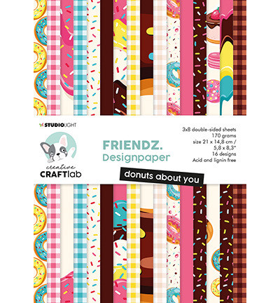 Studio Light CraftLab -paperipakkaus Donuts about you, A5