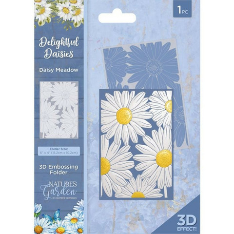 Crafter's Companion Delightful Daisies 3D kohokuviointikansio Daisy Meadow