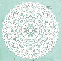 Mintay Chippies -chipboard Boho Doily -setti