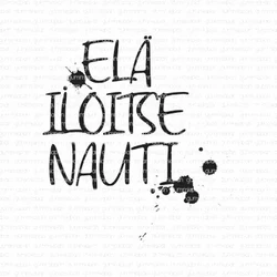 Gummiapan leimasin Elä Iloitse Nauti