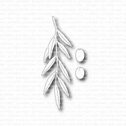 Gummiapan stanssi Olive Twig with Olives