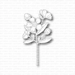 Gummiapan stanssi Large Flower Twig
