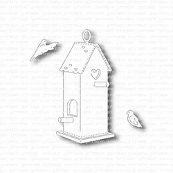Gummiapan stanssi Large Birdhouse with birds