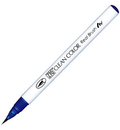 ZIG Clean Colors Real Brush -kynä, sävy prussian blue