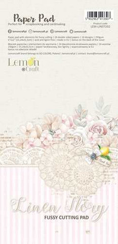 LemonCraft paperipakkaus Linen Story Fussy Cutting, 6