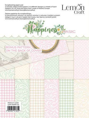 LemonCraft paperipakkaus Happiness, Basic, 6