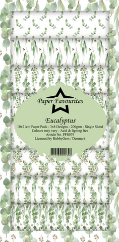 Paper Favourites Eucalyptus -paperipakkaus, Slim Line