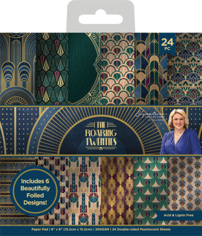 Crafter's Companion The Roaring Twenties -paperipakkaus, 6