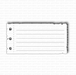 Gummiapan stanssi Note sheet Mod. 1 Frontpage