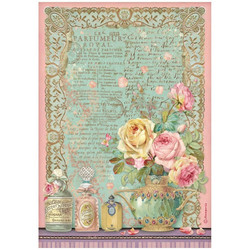 Stamperia riisipaperi Rose Parfum, Parfumeur Royal