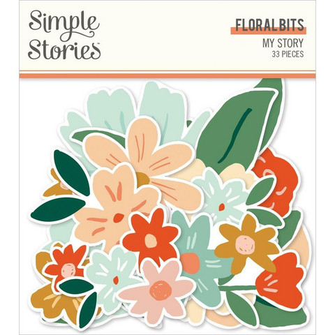 Simple Stories My Story, Floral Bits, leikekuvat