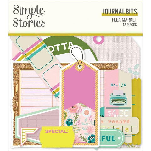 Simple Stories Flea Market, Journal Bits, leikekuvat