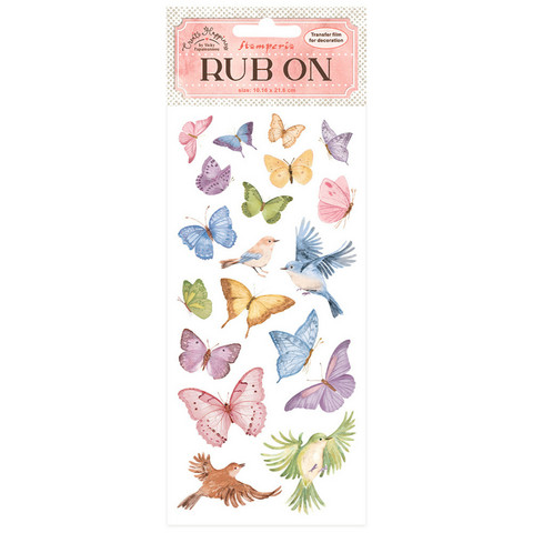 Stamperia Create Happiness, Welcome Home Rub On -siirtokuvat Butterflies