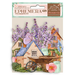 Stamperia leikekuvat Create Happiness, Welcome Home Village Ephemera