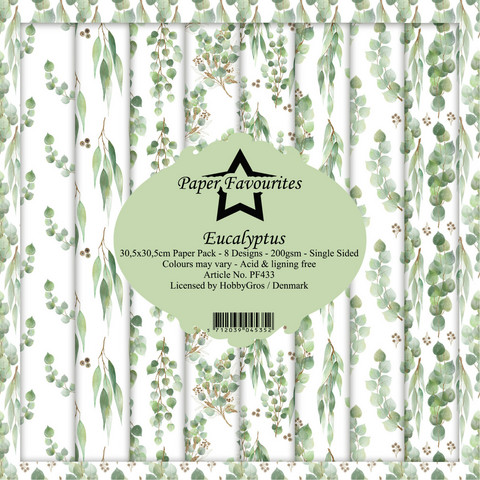 Paper Favourites Eucalyptus -paperipakkaus, 12