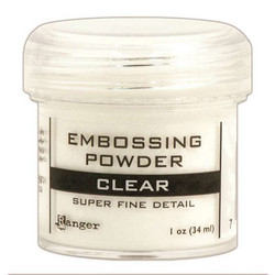 Ranger Embossing Powder -kohojauhe, sävy Super Fine Clear