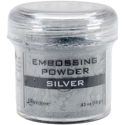 Ranger Embossing Powder -kohojauhe, sävy Silver