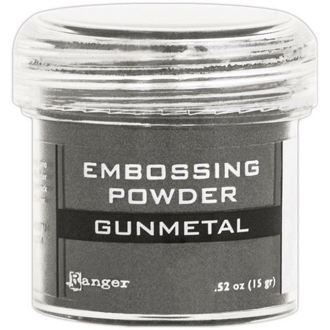 Ranger Embossing Powder -kohojauhe, sävy Gunmetal Metallic