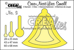 Crealies Christmas Bells -stanssi