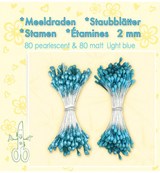 Leane Creatief Heteet, 2 mm. 160 kpl. Sävy vaaleansininen