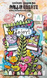 Aall & Create Ephemera die-cut leikekuvat Play Pops