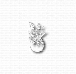 Gummiapan stanssi Lupins in Eggshell