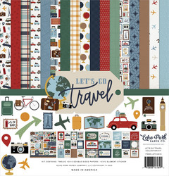 Echo Park Let's Travel -paperipakkaus, 12