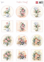 Marianne Design korttikuvat Mini's Bouquets