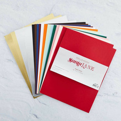 Spellbinders Santa Lane -paperipakkaus, 8.5x11