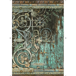 Stamperia riisipaperi Magic Forest, Metal Decoration