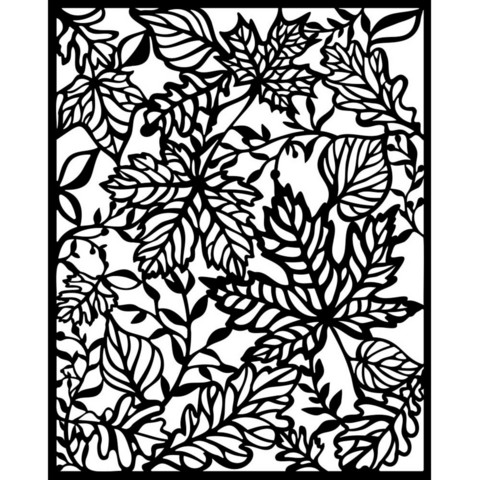 Stamperia sapluuna Magic Forest, Leaves, 20 x 25 cm
