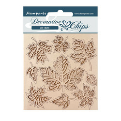 Stamperia Decorative Chips kuvioleike Magic Forest, Leaves