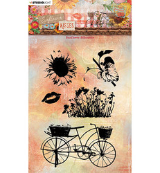 Studio Light Sunflower Kisses leimasin Sunflower Silhouette