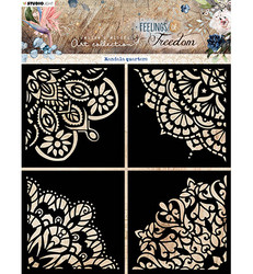 Studio Light Jenine's Mindful Art -sapluuna Feelings of Freedom, Mandala Quarters
