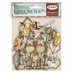 Stamperia leikekuvat Alice Ephemera