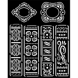 Stamperia sapluuna Vintage Library, Books, 20 x 25 cm