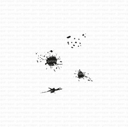 Gummiapan leimasin Mini Splats